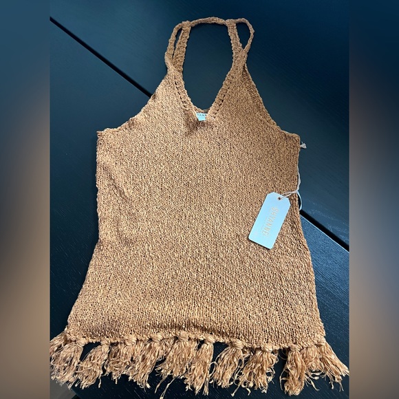 BUNDLE Knitted Top Brown Beige Off-White Cream Tan Assortment - Picture 2 of 11